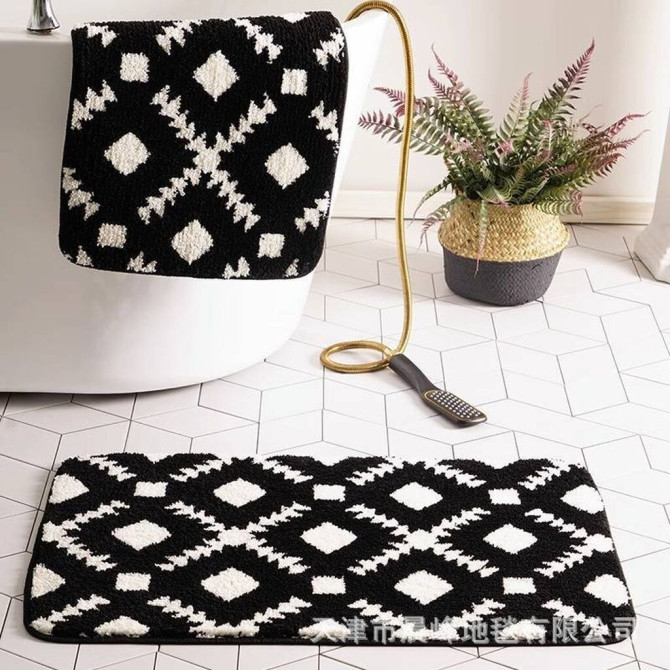 Коврик для ванной/душа, Новый, цвет - Черный Бишкек - изображение 1