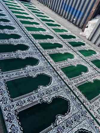 Жайнамаз, Новый, Ковролин для мечети, цвет - Зеленый, Золотой, Красный Бишкек