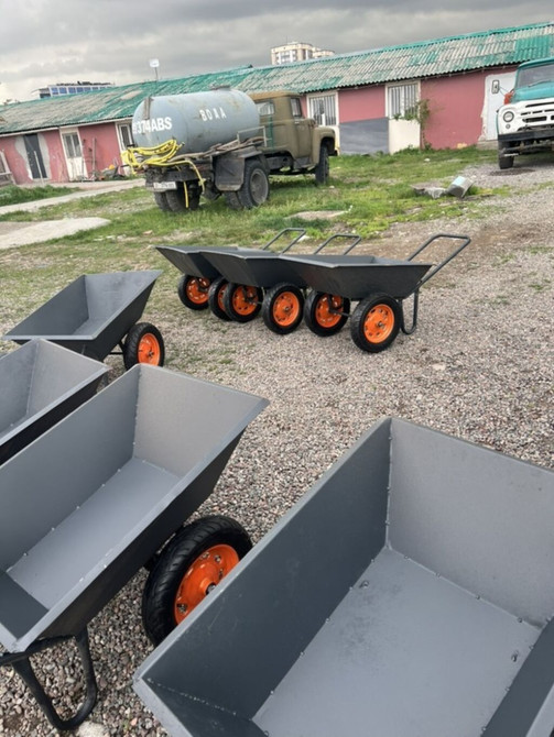 Садово-строительная тачка и тележка, Стальная, Одноколесная Bishkek - photo 1