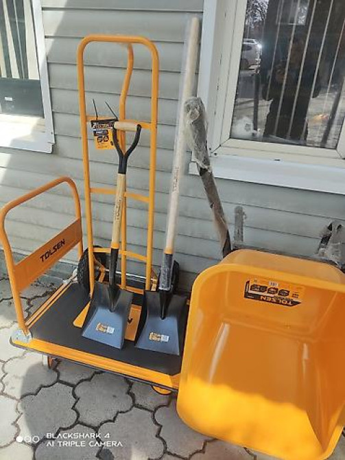 Садово-строительная тачка и тележка, Стальная, Четырехколесная, Новый, В розницу Бишкек - изображение 11