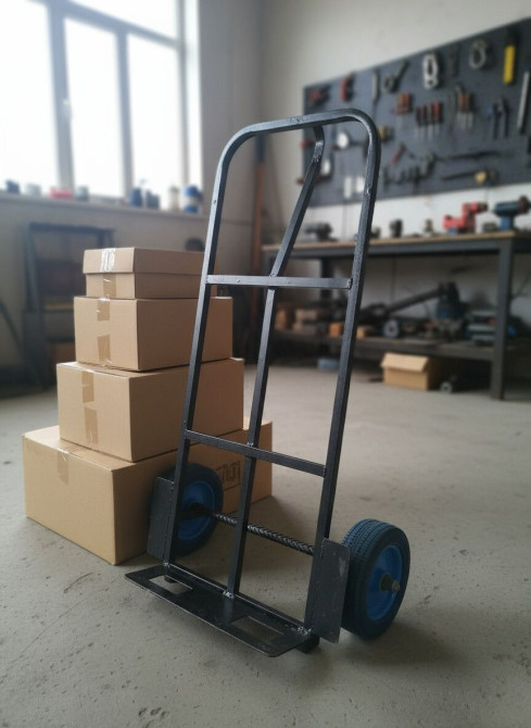 Садово-строительная тачка и тележка, Стальная, Двухколесная, Новый Bishkek - photo 1