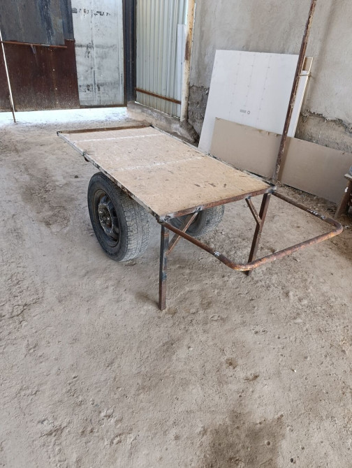 Садово-строительная тачка и тележка, Стальная, Двухколесная Бишкек - сүрөт 1