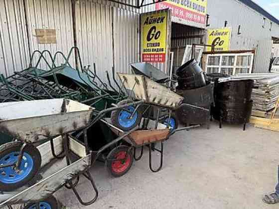 Садово-строительная тачка и тележка, Стальная, Двухколесная, Новый, В розницу Бишкек