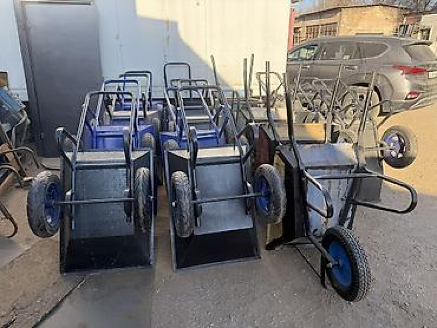 Садово-строительная тачка и тележка, Стальная, Двухколесная, Новый, В розницу Бишкек - сүрөт 10