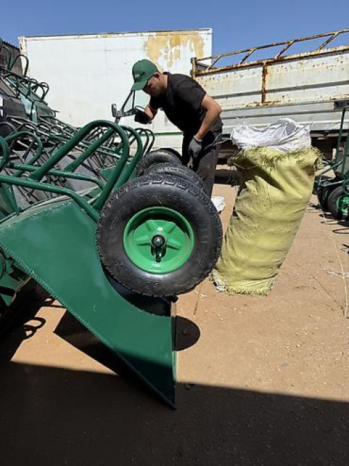 Садово-строительная тачка и тележка, Стальная, Двухколесная, Новый, В розницу Бишкек - сүрөт 6