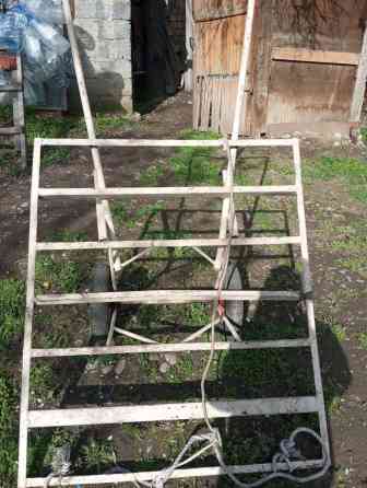 Садово-строительная тачка и тележка, Стальная, Четырехколесная, Б/у, В розницу Бишкек