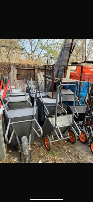 Садово-строительная тачка и тележка, Стальная, Одноколесная Бишкек - сүрөт 1