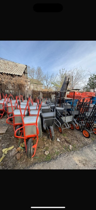 Садово-строительная тачка и тележка, Стальная, Одноколесная Бишкек - сүрөт 1