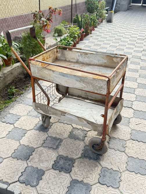 Садово-строительная тачка и тележка, Стальная, Четырехколесная Бишкек - сүрөт 1