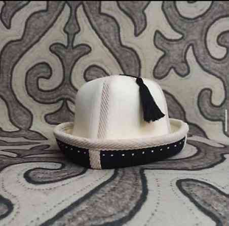 Традиционный кыргызский калпак - Мужской головной убор национального Бишкек