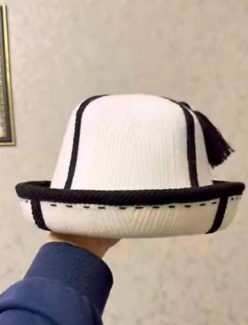 Традиционный кыргызский калпак - Мужской головной убор национального Бишкек - сүрөт 25