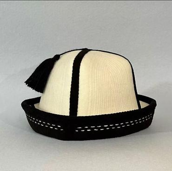 Традиционный кыргызский калпак - Мужской головной убор национального Бишкек - сүрөт 19