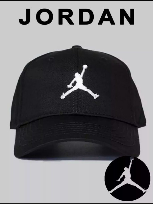 Головные уборы, Jordan, Новый, цвет - Черный, Самовывоз, Платная доставка Бишкек - сүрөт 1