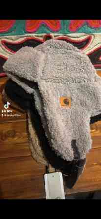 Ушанки тэдди Carhartt в наличии в двух цветах: серые и черные. Очень Бишкек