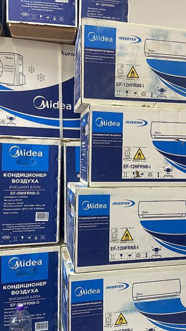 Сплит-система, Midea, Новый, 20-25 м², Инверторный Бишкек - изображение 29