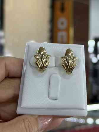 Серьги, Проба 585, Без вставки, Женские, Новый Бишкек