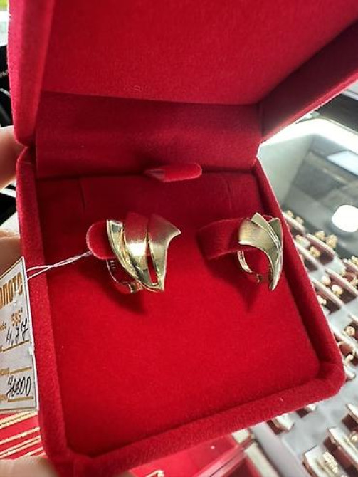 Серьги, Проба 585, Без вставки, Женские, Новый Бишкек - изображение 9