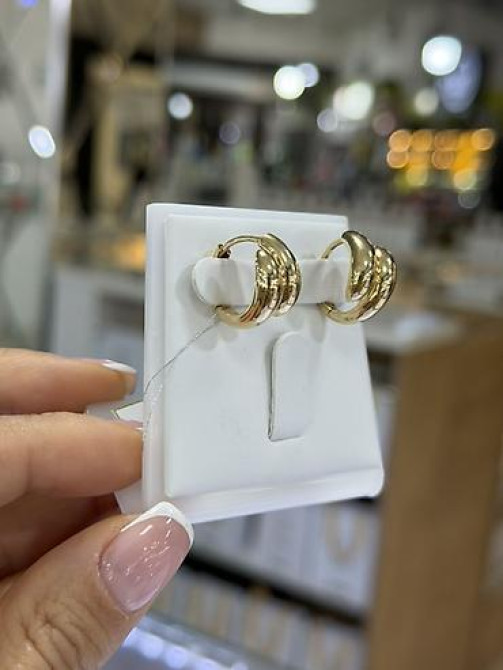 Серьги, Проба 585, Без вставки, Женские, Новый Бишкек - изображение 23