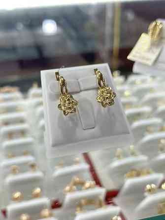 Серьги, Проба 585, Без вставки, Женские, Новый Бишкек