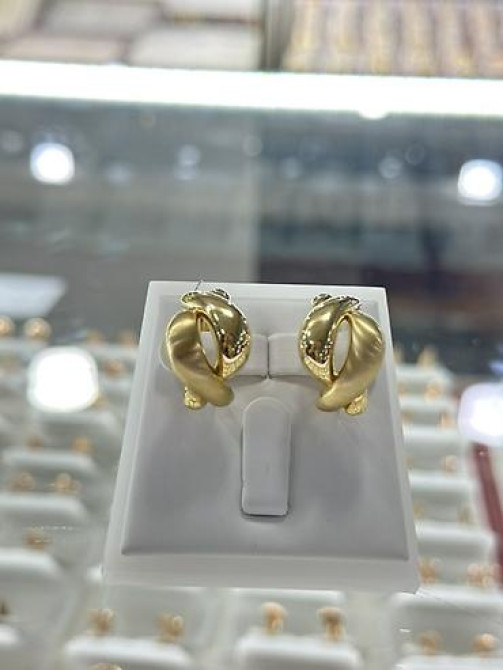 Серьги, Проба 585, Без вставки, Женские, Новый Бишкек - изображение 14