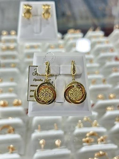 Серьги, Проба 585, Без вставки, Женские, Новый Бишкек - изображение 18