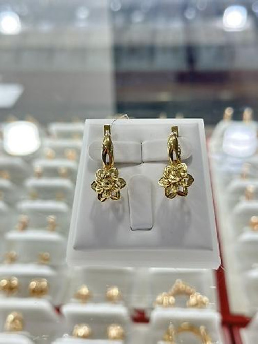 Серьги, Проба 585, Без вставки, Женские, Новый Бишкек - изображение 15