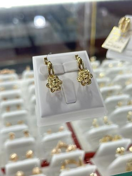 Серьги, Проба 585, Без вставки, Женские, Новый Бишкек - изображение 23