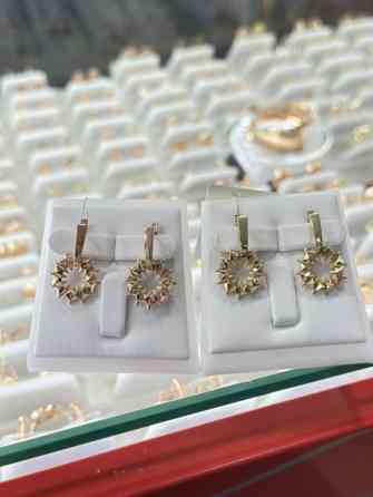 Серьги, Проба 585, Без вставки, Женские, Новый Бишкек