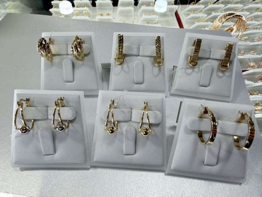 Золотые серьги — коллекция классических и актуальных моделей. - Бишкек - изображение 1