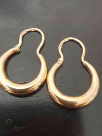 Серьги, Проба 583, Без вставки, Женские, Советские (СССР), Новый Бишкек