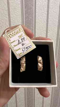 Серьги, Проба 585, Без вставки, Женские Бишкек