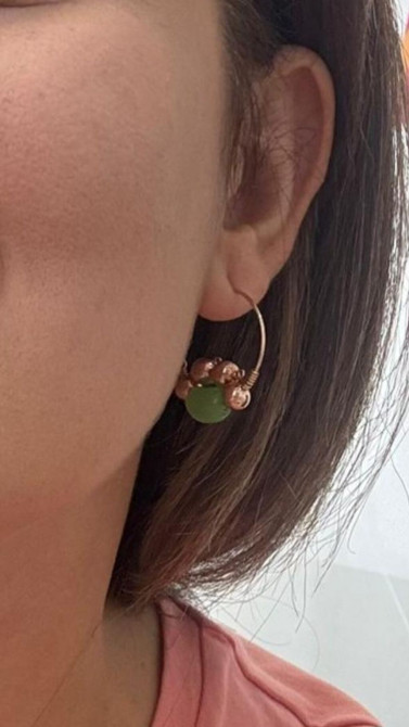 Серьги, Проба 585, Женские, Этно-стиль, Новый Бишкек - изображение 1