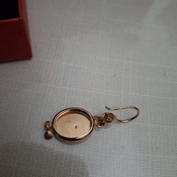 Серьги, Проба 585, Женские, Новый Бишкек - изображение 1