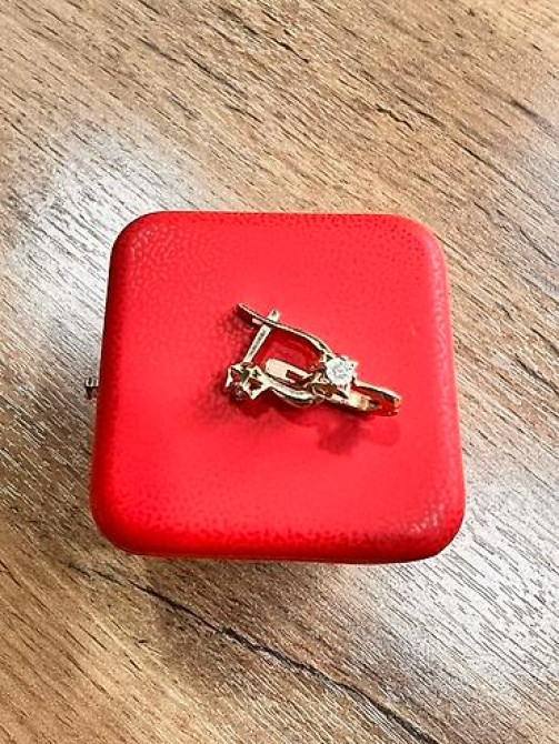 Серьги, Проба 585, Детские, Советские (СССР), Новый Бишкек - изображение 13