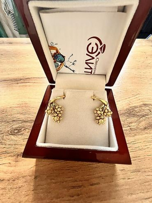 Серьги, Проба 585, Детские, Советские (СССР), Новый Бишкек - изображение 25