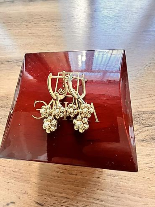 Серьги, Проба 585, Детские, Советские (СССР), Новый Бишкек - изображение 5