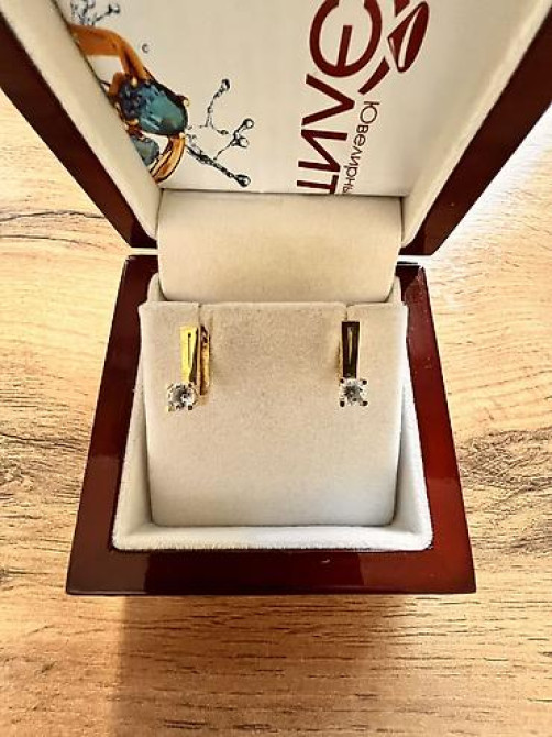 Серьги, Проба 585, Детские, Советские (СССР), Новый Бишкек - изображение 50