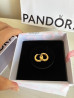 Серьги-кольца Pandora. Серьги-кольца «Вечная классика». Оригинальные Бишкек