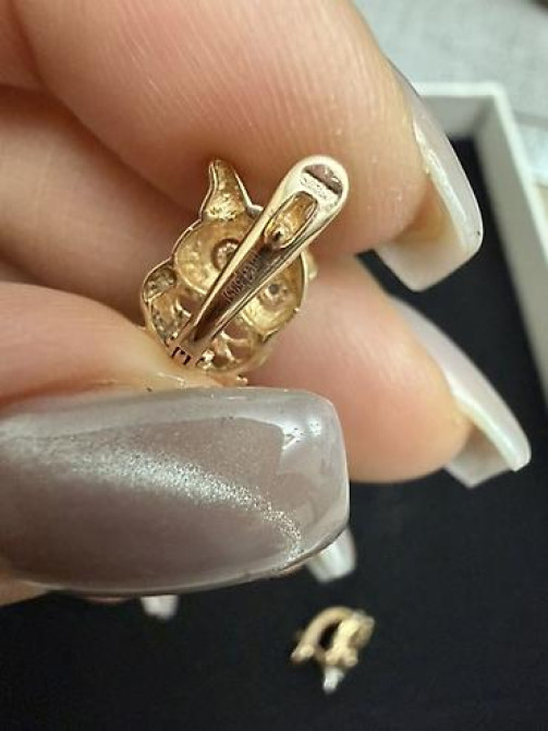 Серьги, Проба 585, Фианит, Женские Бишкек - изображение 69