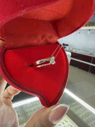 Кольцо, Помолвочное, Проба 585, Женские, Фианит, Новый Бишкек