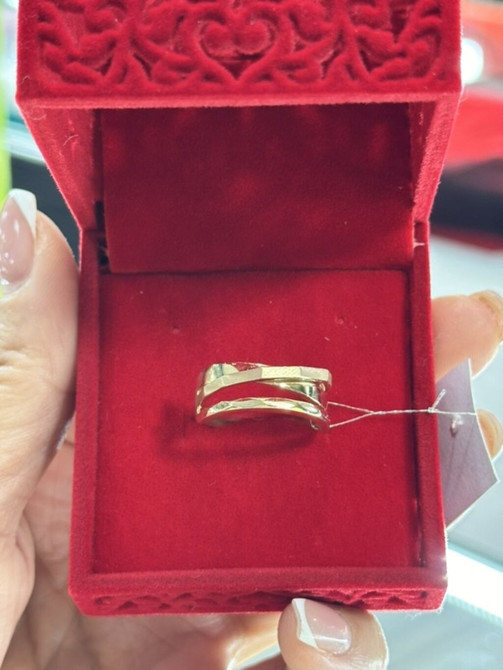 Кольцо, Проба 585, Женские, Без вставки, Винтажный стиль, Новый Бишкек - изображение 1