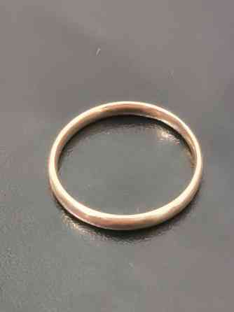 Тонкое обручальное кольцо 585 пр.разм 23 - Классический гладкий Бишкек