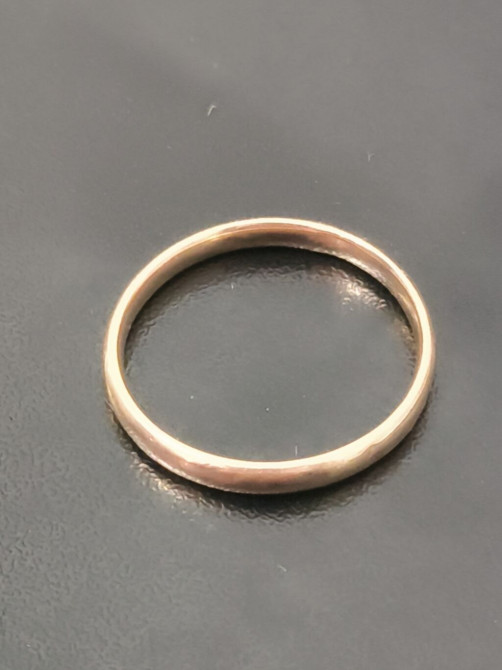 Тонкое обручальное кольцо 585 пр.разм 23 - Классический гладкий Бишкек - изображение 1