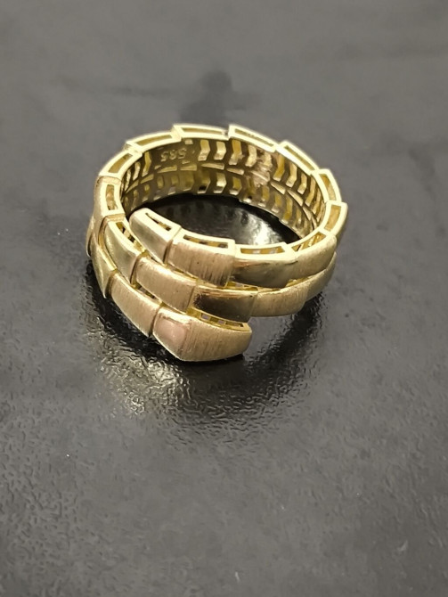 Кольцо, Проба 585, Унисекс, Без вставки Бишкек - изображение 1