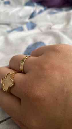 Кольцо, Обручальное, Проба 585, Без вставки, Парный набор, Б/у Бишкек