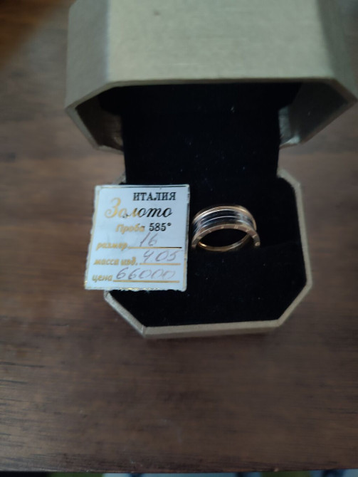 Кольцо, Проба 585, Унисекс, Без вставки Бишкек - изображение 1