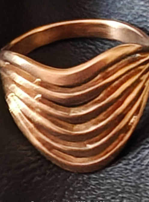 Кольцо, Фаланговое, Проба 583, Женские, Без вставки, Советские (СССР), Новый Бишкек - изображение 1