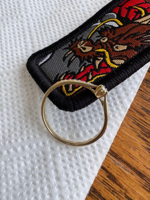 Кольцо, Обручальное, Проба 585, Женские, Б/у Бишкек - изображение 1