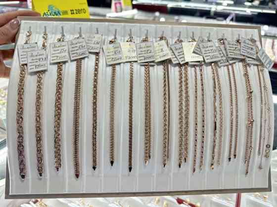 Браслет, Проба 585, Унисекс, Новый Бишкек