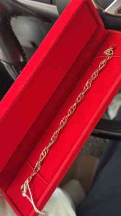 Золотой браслет - Материал: жёлтое золото (визуально классический Бишкек